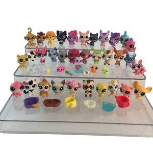 Littlest Pet‎ Shop LPS Mini Figures & Accessories 50+ Pc Lot Micro No Duplicates